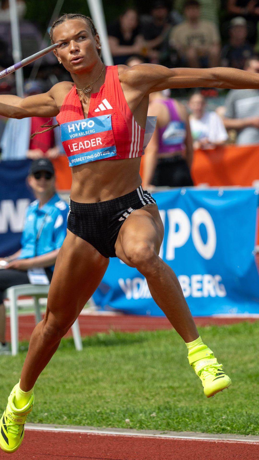 Anna Hall mit neuem Meeting-Rekord in Götzis.