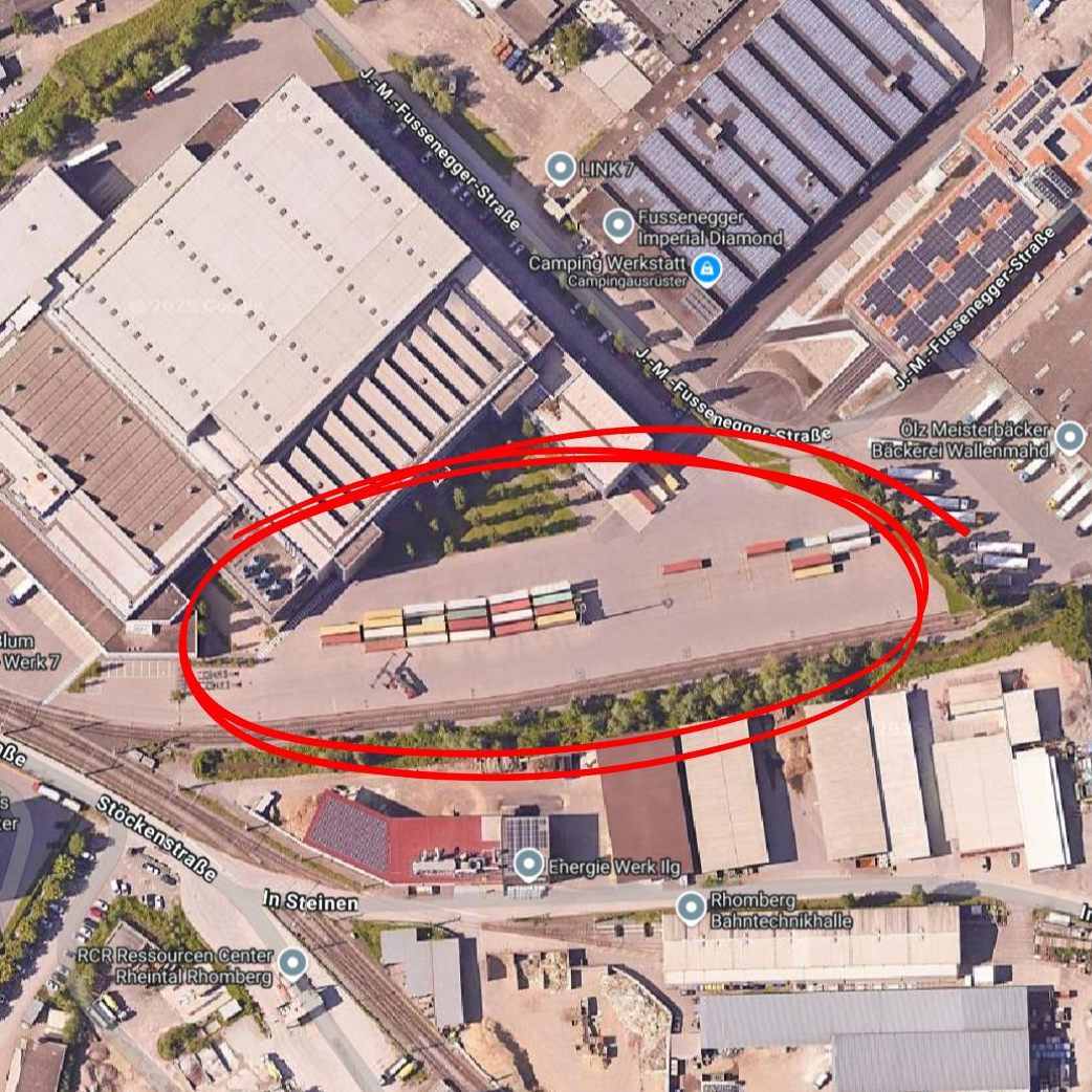 Blum baut Bahnanbindung für Werk 7 in Dornbirn aus