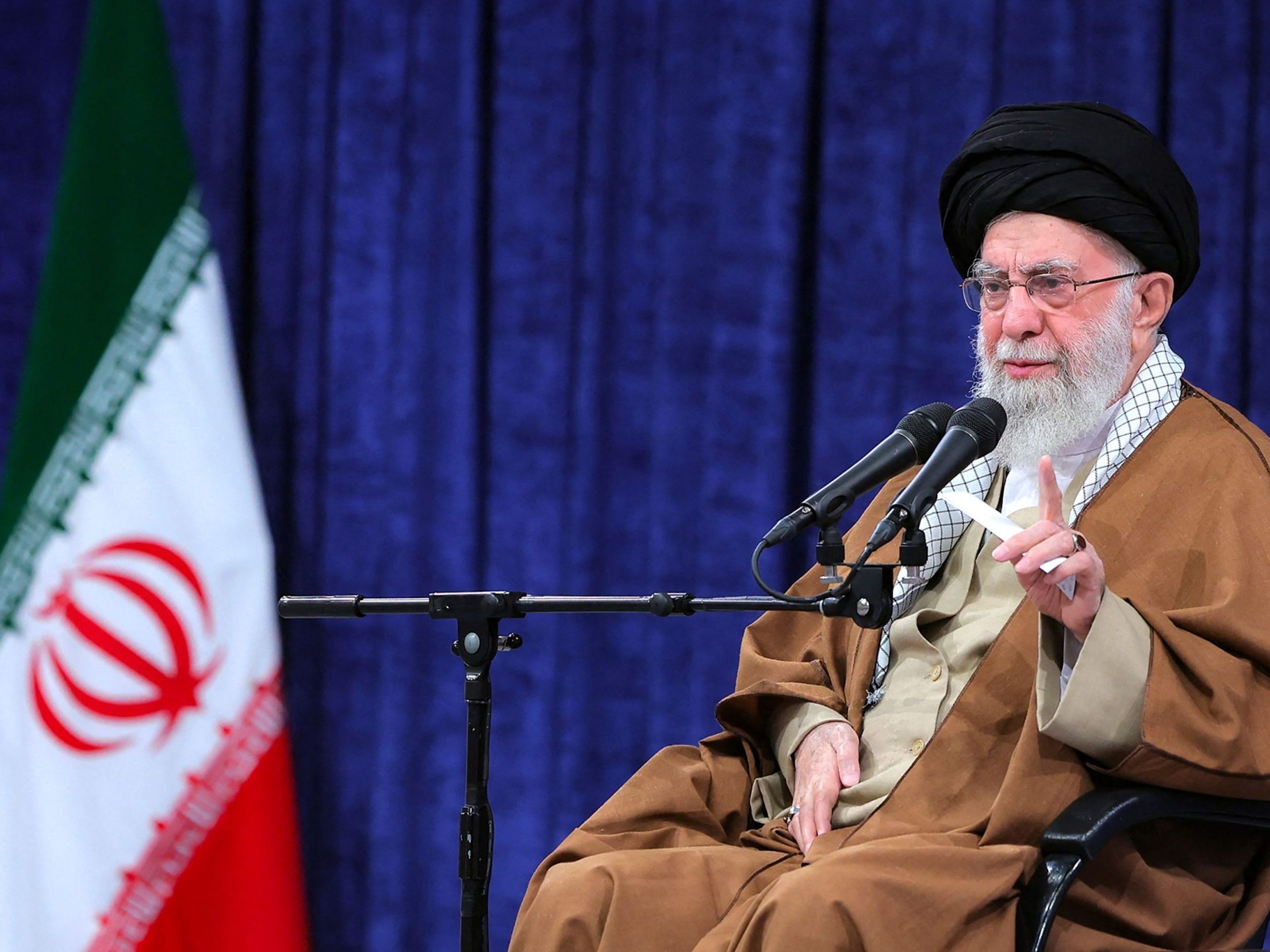 Irans obersten geistlicher und Politischer Führer Ayatollah Ali Chamenei.