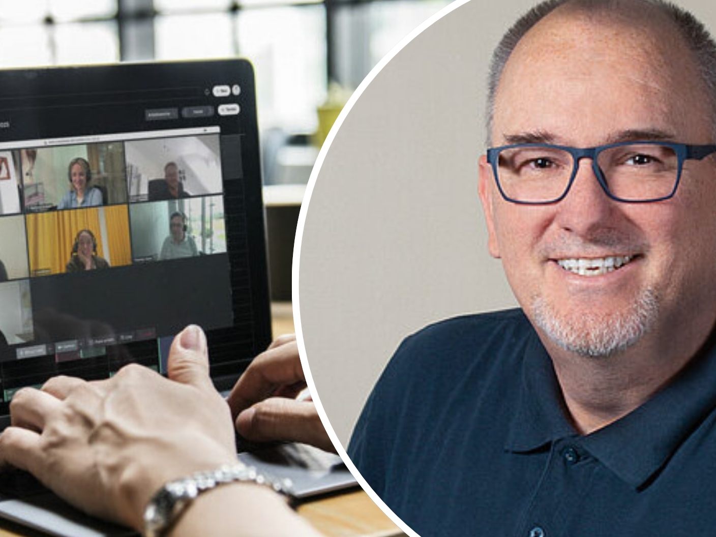 Ein Video-Call über CONSOLIDATE 6.0 (l.), entwickelt zur Gänze in Österreich. (r.: Gründer und CEO Christian Bickel) Ein Video-Call über CONSOLIDATE 6.0 (l.), entwickelt zur Gänze in Österreich. (r.: Gründer und CEO Christian Bickel)