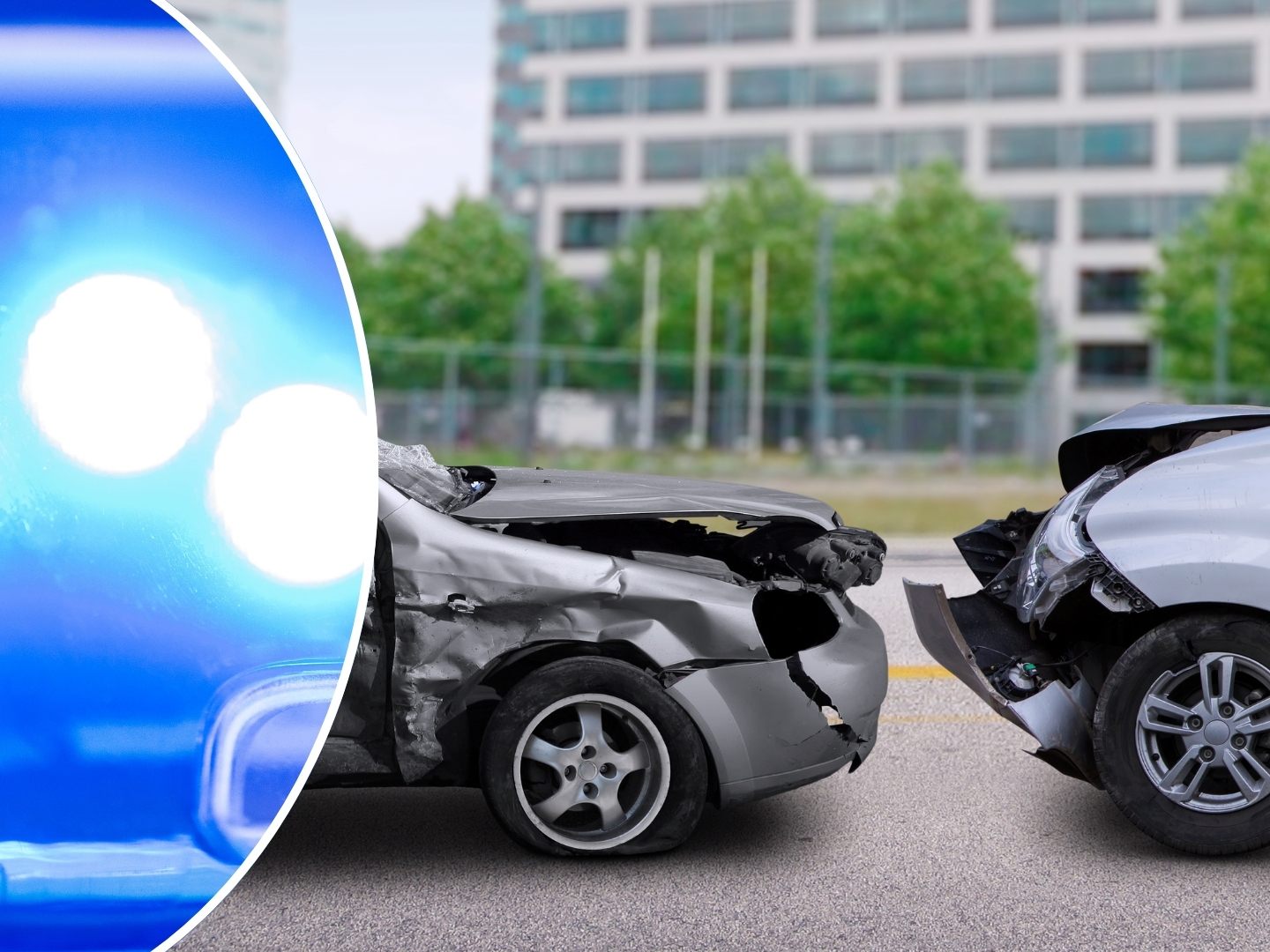 Bei dem Unfall auf der L 188 in Gortipohl wurden zwei Personen verletzt, beide Fahrzeuge mussten abgeschleppt werden.