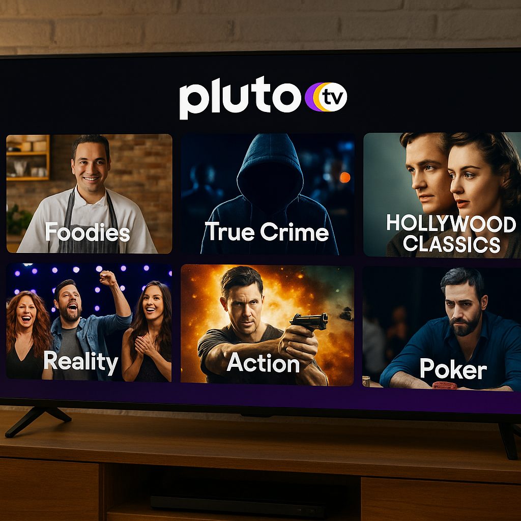Entdecke kostenlose Pluto TV-Sender ab Juni: LGBTQ+, Horror, Red Bull TV. (Symbolbild; KI generiert)