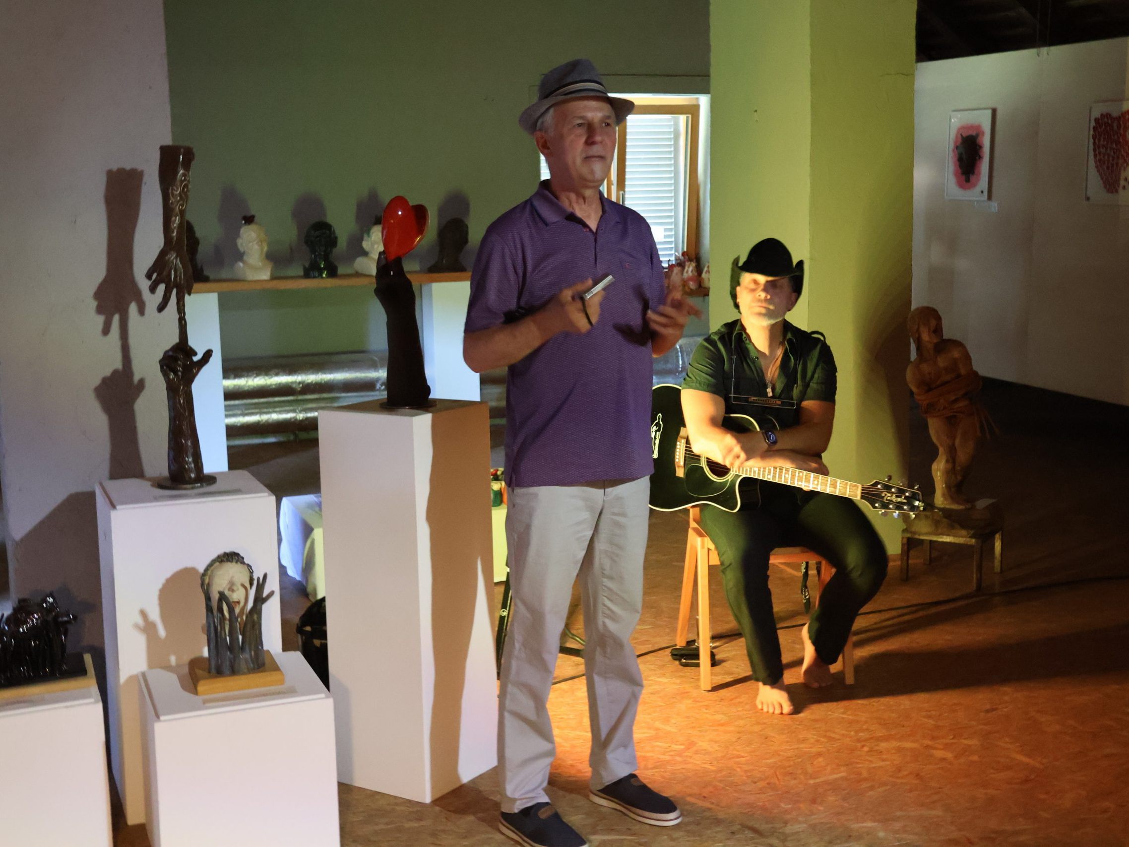 Peter Joschika und Bruce Cradle kreierten magische Momente in der Galerie unterm Dach