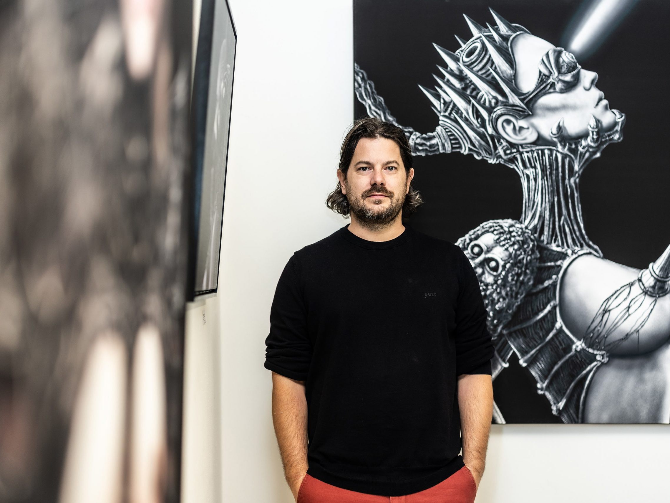 Lugh Hastur während der Kunstbräu-Ausstellung 2024