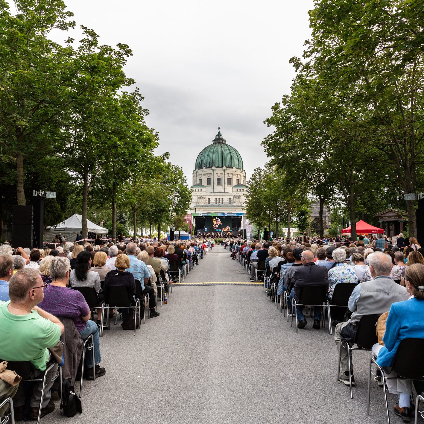 Auch heuer findet am Wiener Zentralfriedhof wieder ein "Nachklang"-Konzert unter freiem Himmel statt.
