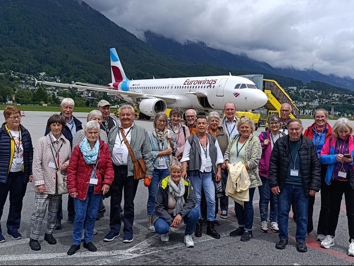 PVÖ Rheindelta besucht den Flughafen Innsbruck