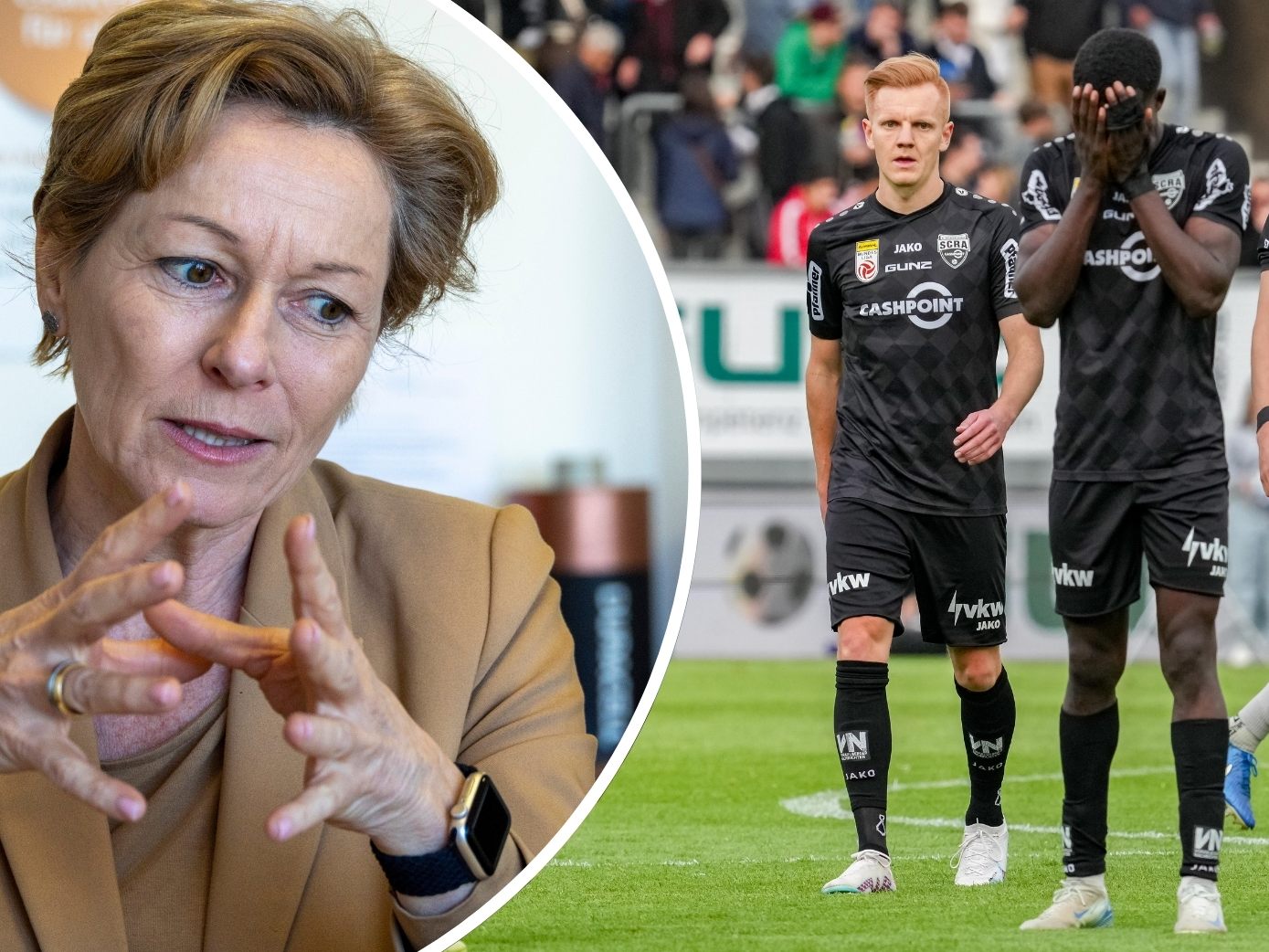 Landesrätin Martina Rüscher (ÖVP) sorgt im Vorarlberger Profisport für Aufregung.