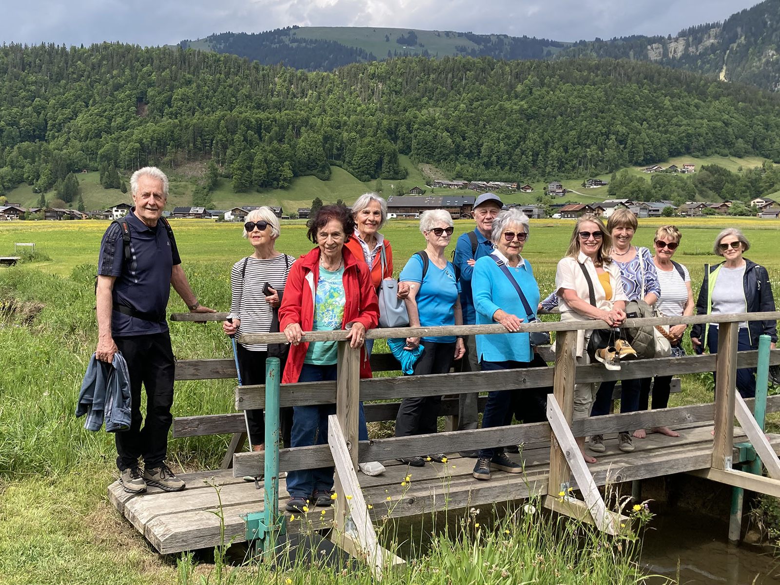 Dornbirner Mitglieder von Vorarlberg 50plus genossen eine gemütliche Wanderung in Bizau. Dornbirner Mitglieder von Vorarlberg 50plus genossen eine gemütliche Wanderung in Bizau.