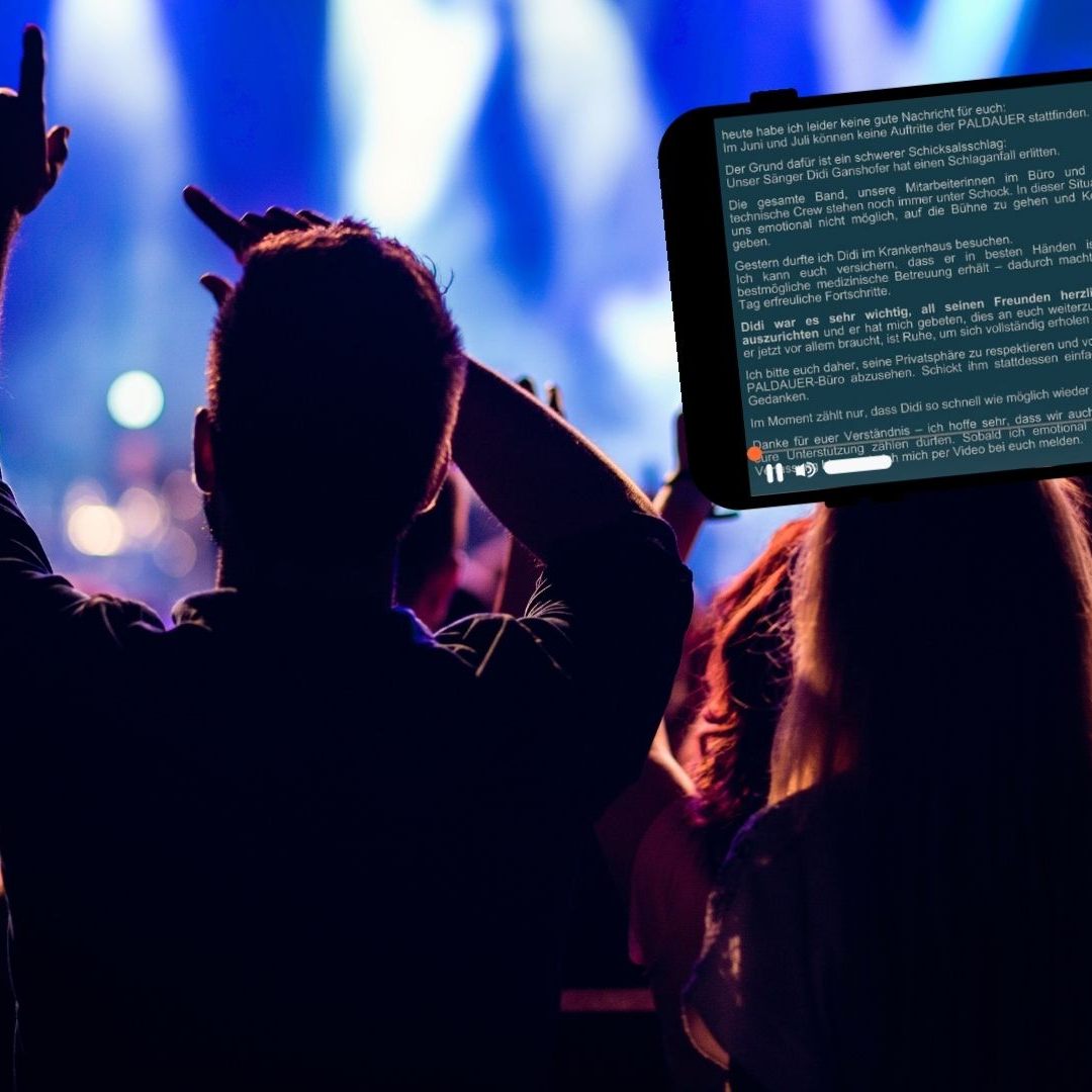 Konzerte werden abgesagt