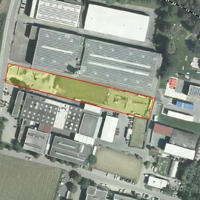 Das besagte Grundstück, wobei Lingenhöle südlich davon angesiedelt ist.