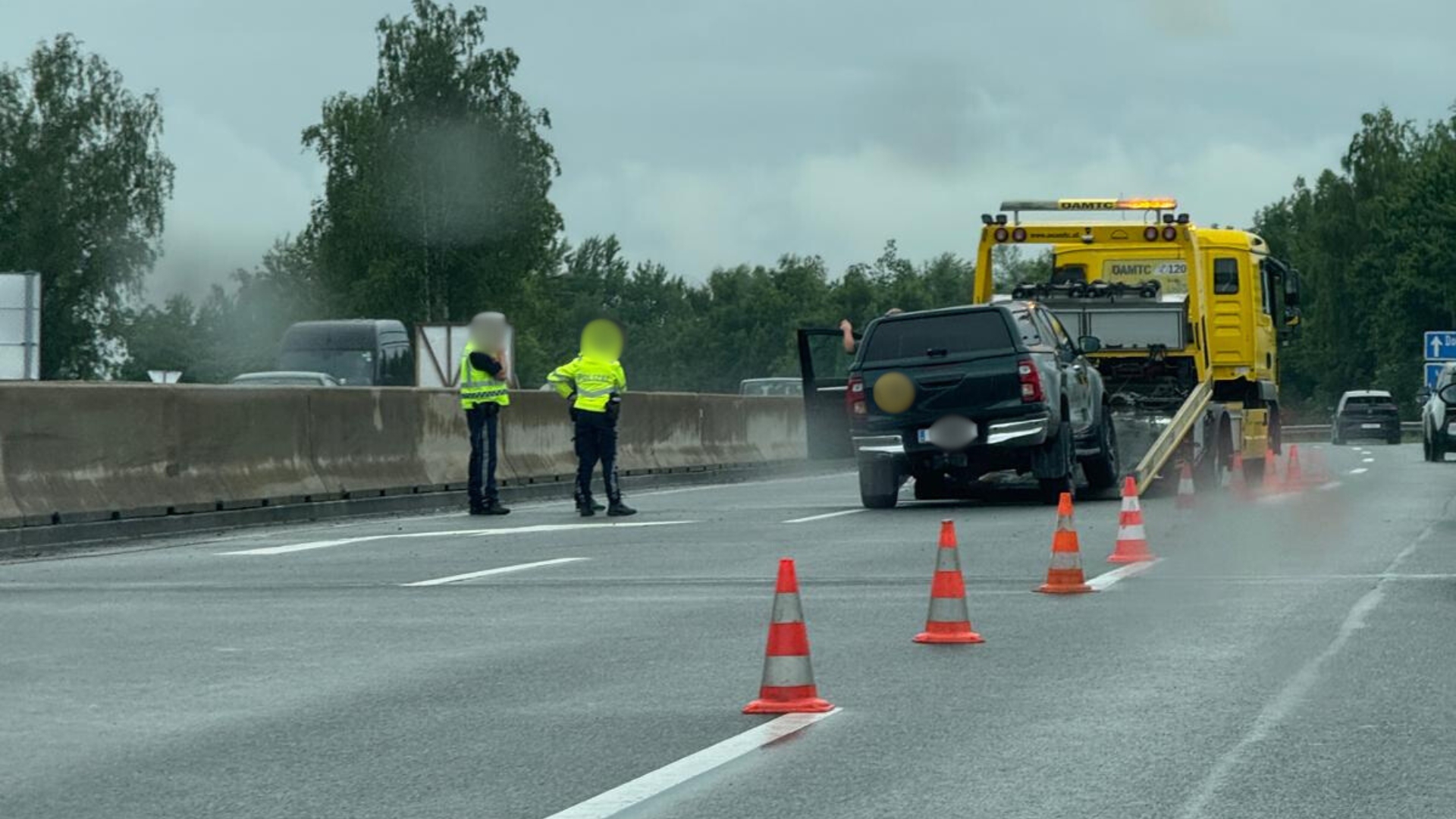 Unfall auf der A14 bei Lauterach-Wolfurt sorgte für Rückstau. Unfall auf der A14 bei Lauterach-Wolfurt sorgte für Rückstau.