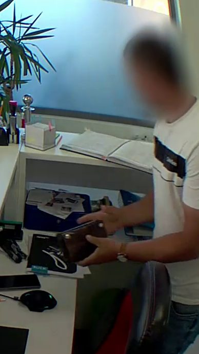 Ein dreister Dieb stahl eine Geldbörse in Bregenz.