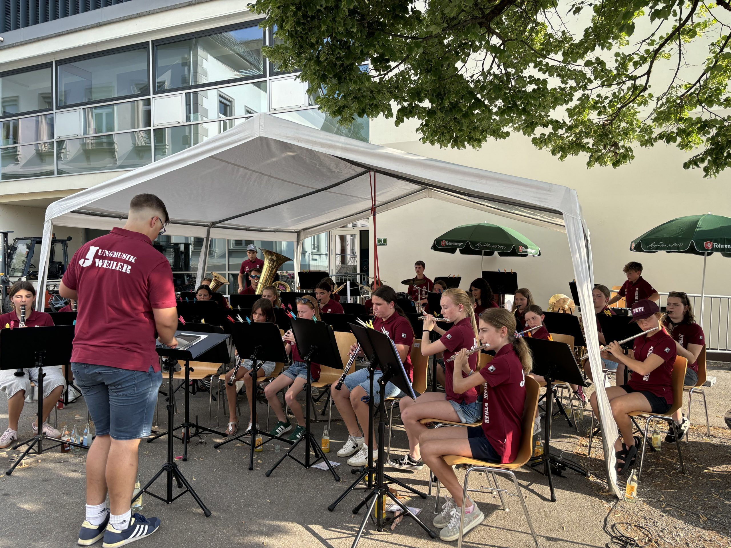 Jungmusik Weiler beim 70 Jahr Fest