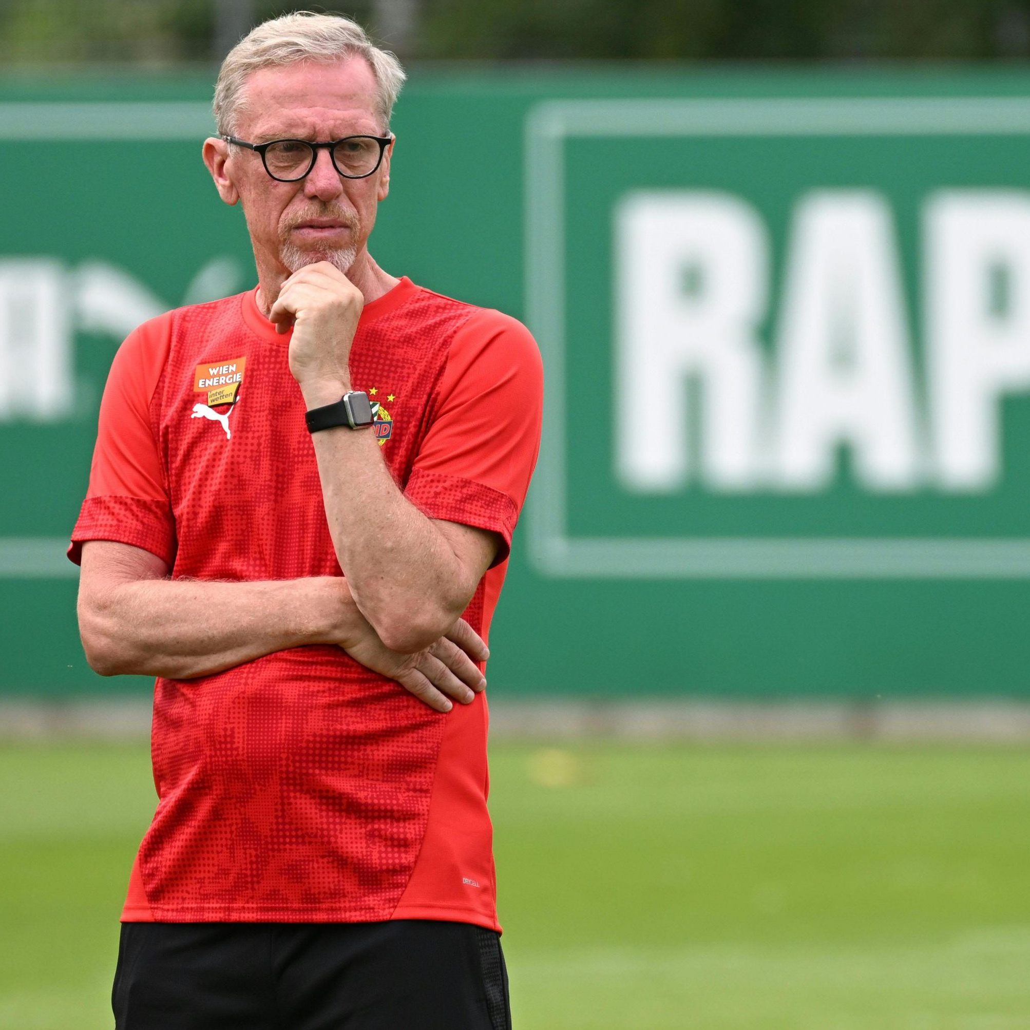 Stöger könnte es bei einem Weiterkommen von Rapid mit Dundee United zu tun bekommen.
