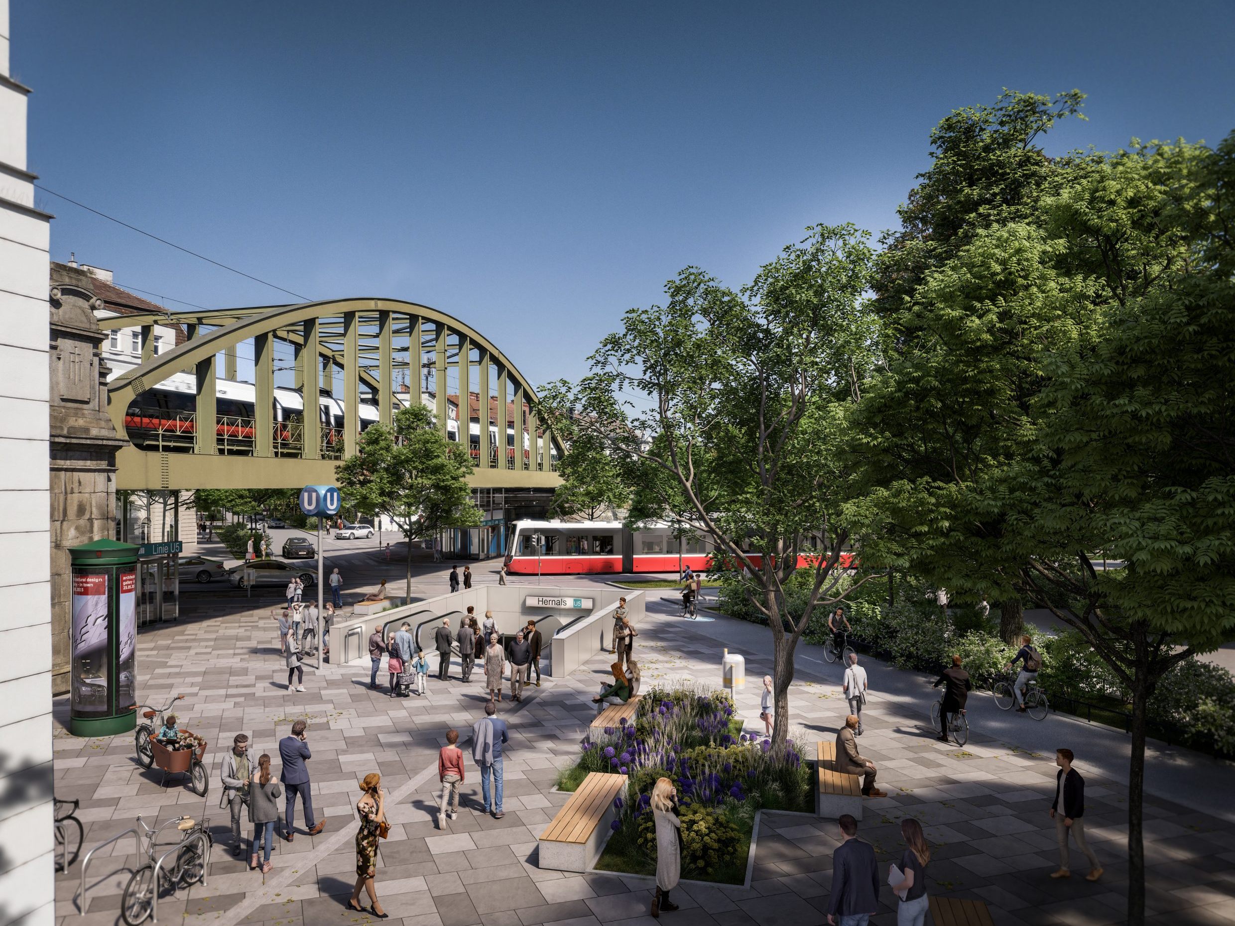Auch die Detailplanungen für die Verlängerung der neuen Wiener U-Bahn-Linie U5 nach Hernals wurden bereits gestartet. Auch die Detailplanungen für die Verlängerung der neuen Wiener U-Bahn-Linie U5 nach Hernals wurden bereits gestartet.