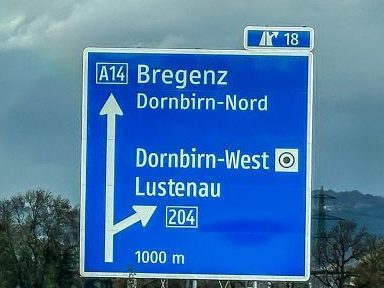 Bei der Ausfahrt Dornbirn West besteht Optimierungsbedarf. Bei der Ausfahrt Dornbirn West besteht Optimierungsbedarf.