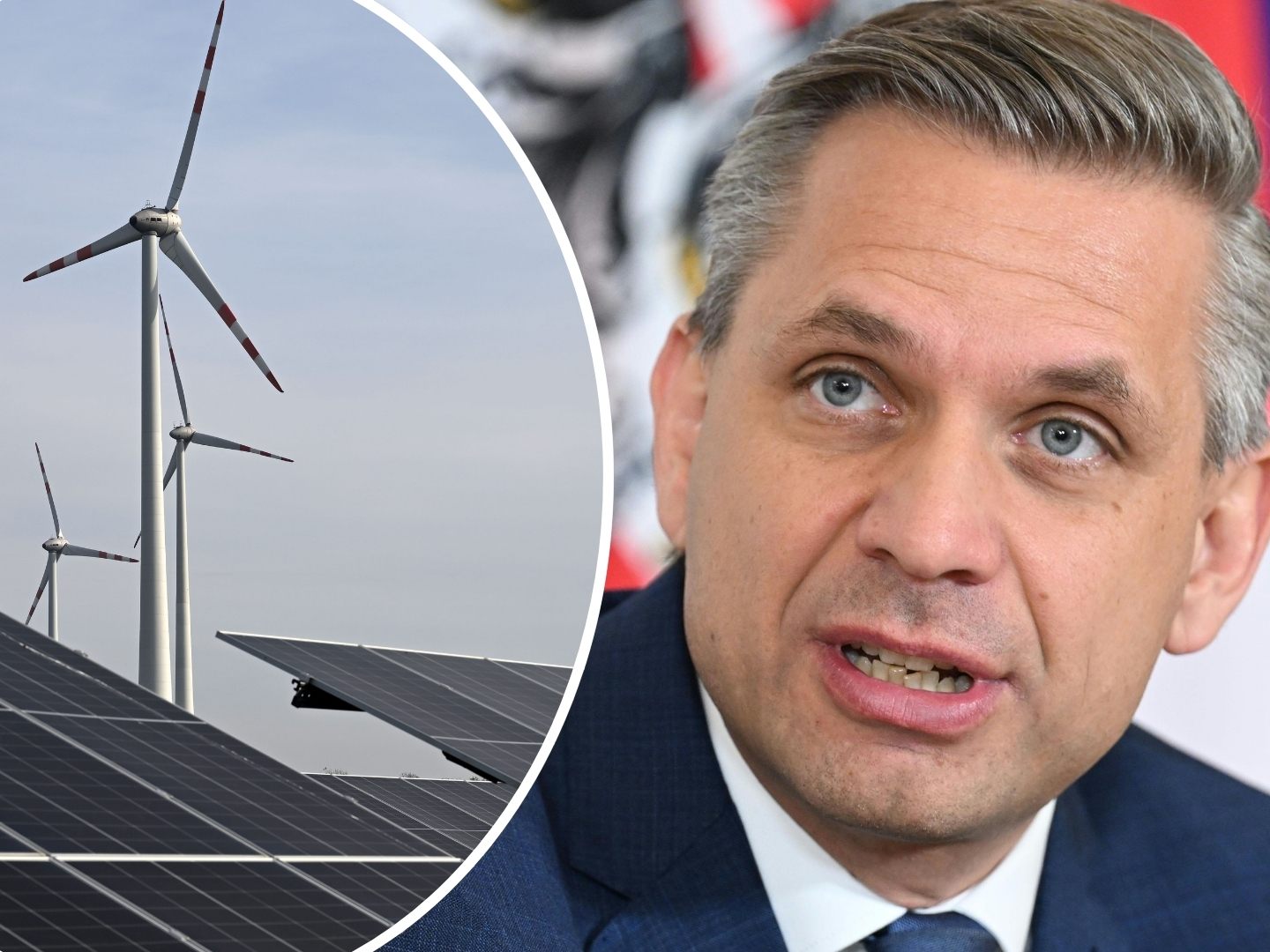 Wirtschaftsminister Wolfgang Hattmannsdorfer informiert bei der Pressekonferenz am Freitag über das neue Elektrizitätswirtschaftsgesetz