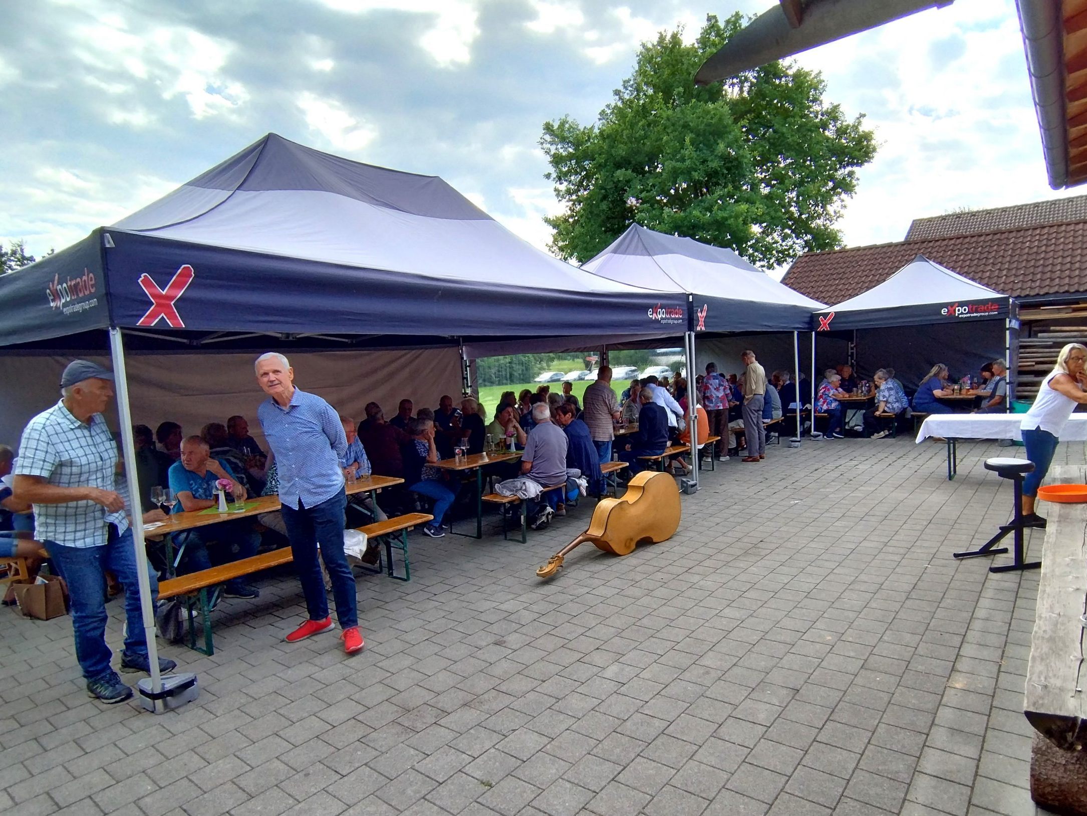 Beste Stimmung am Festplatz