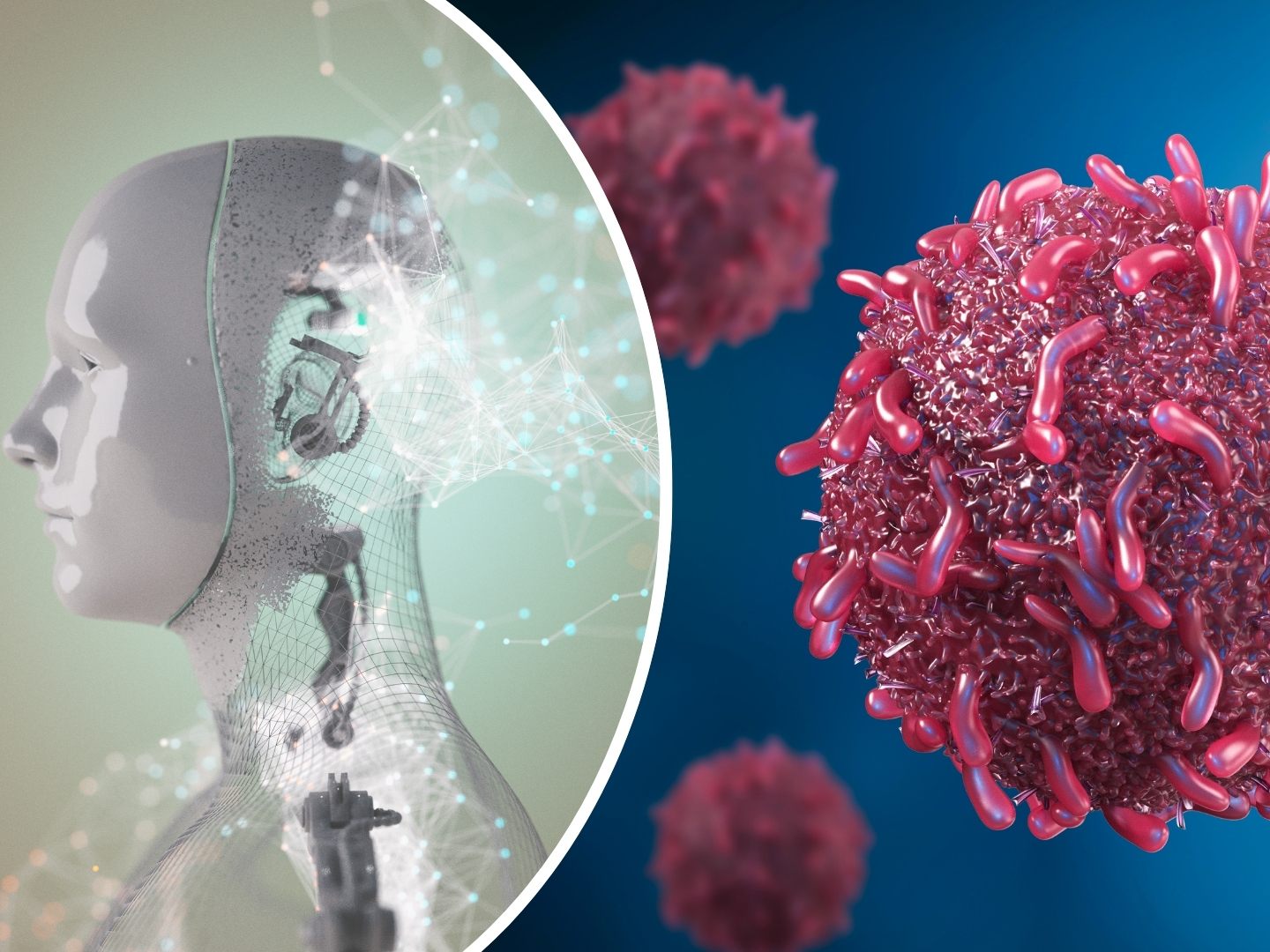 Ein von australischen Forschern mithilfe künstlicher Intelligenz entwickeltes Protein könnte künftig gezielt zur Behandlung von Krebs eingesetzt werden. Ein von australischen Forschern mithilfe künstlicher Intelligenz entwickeltes Protein könnte künftig gezielt zur Behandlung von Krebs eingesetzt werden.