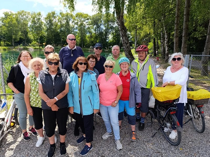 Schöner Radausflug des PVÖ Rheindelta