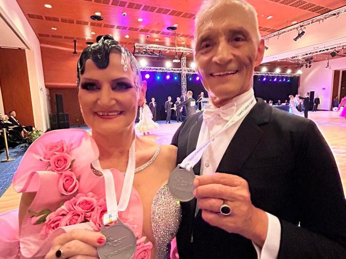 Das glückliche und sehr zufriedene Tanzpaar Steinbichler.