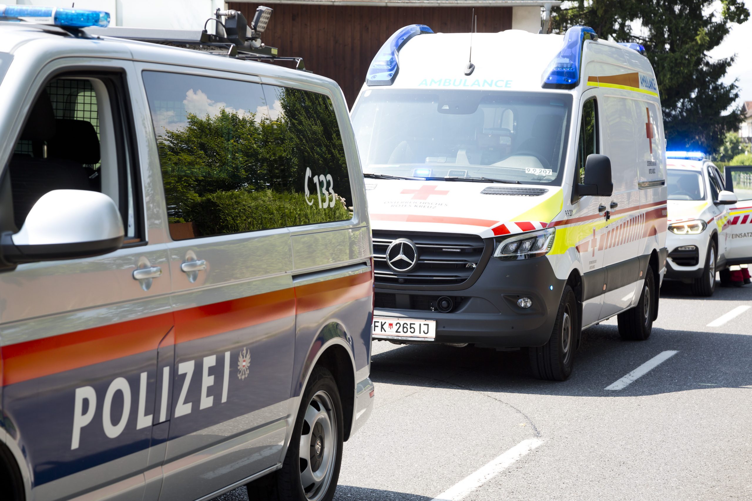 Rankweil am 4.7.2025 VU Verkehrsunfall, Langgasse, gegen 15h, Rankweil am 4.7.2025 VU Verkehrsunfall, Langgasse, gegen 15h,