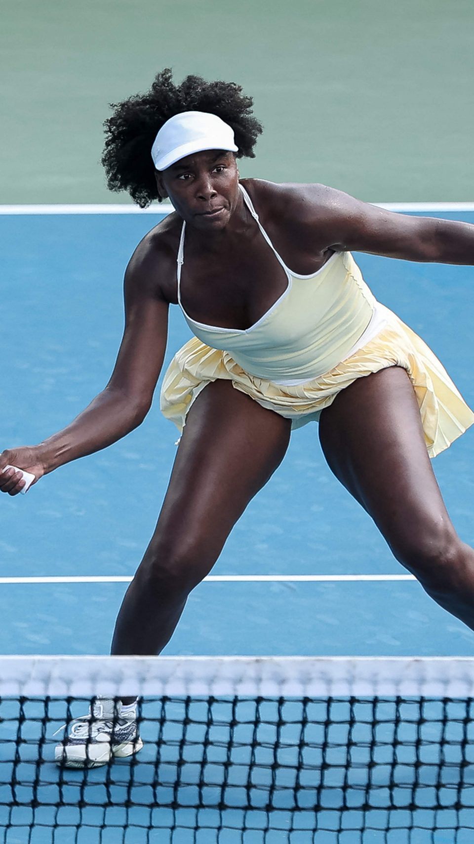 Venus Williams beim Doppelsieg an den Citi Open in Washington – ihr erstes Match seit über einem Jahr.
