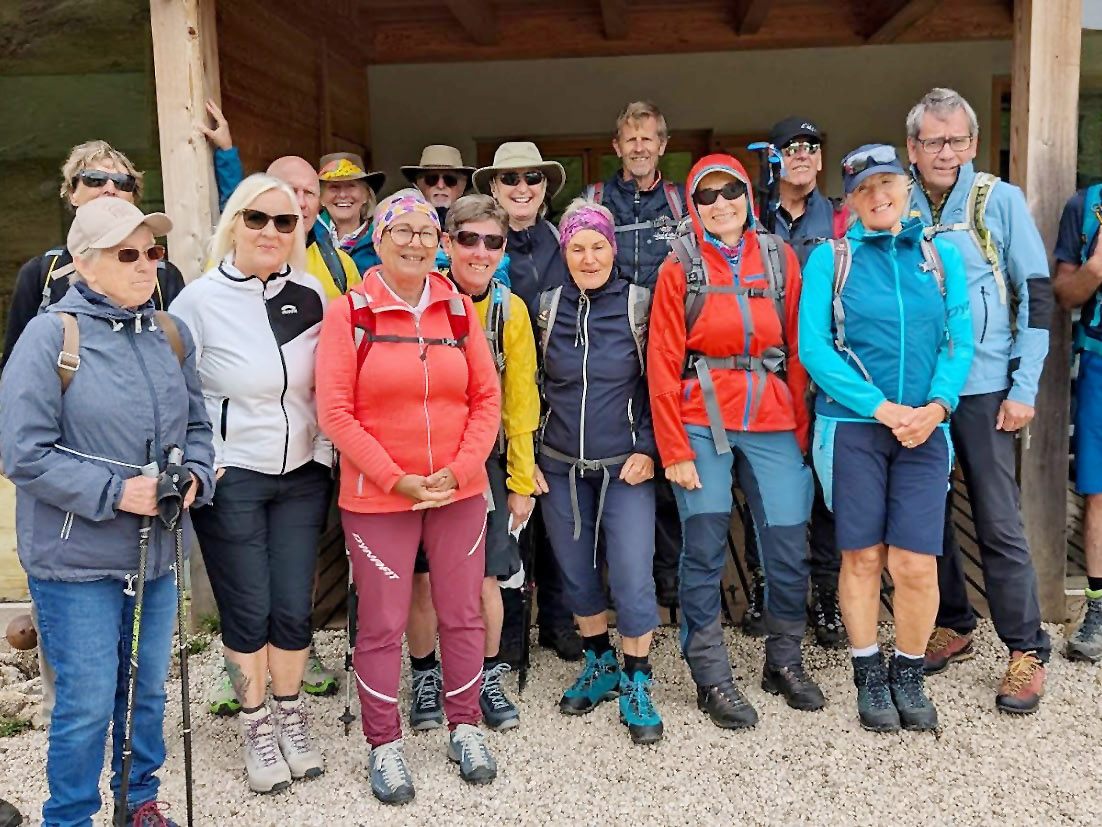 Eine schöne Wanderwoche erlebten 20 Wanderfreunde im Südtirol auf der Seiser Alm