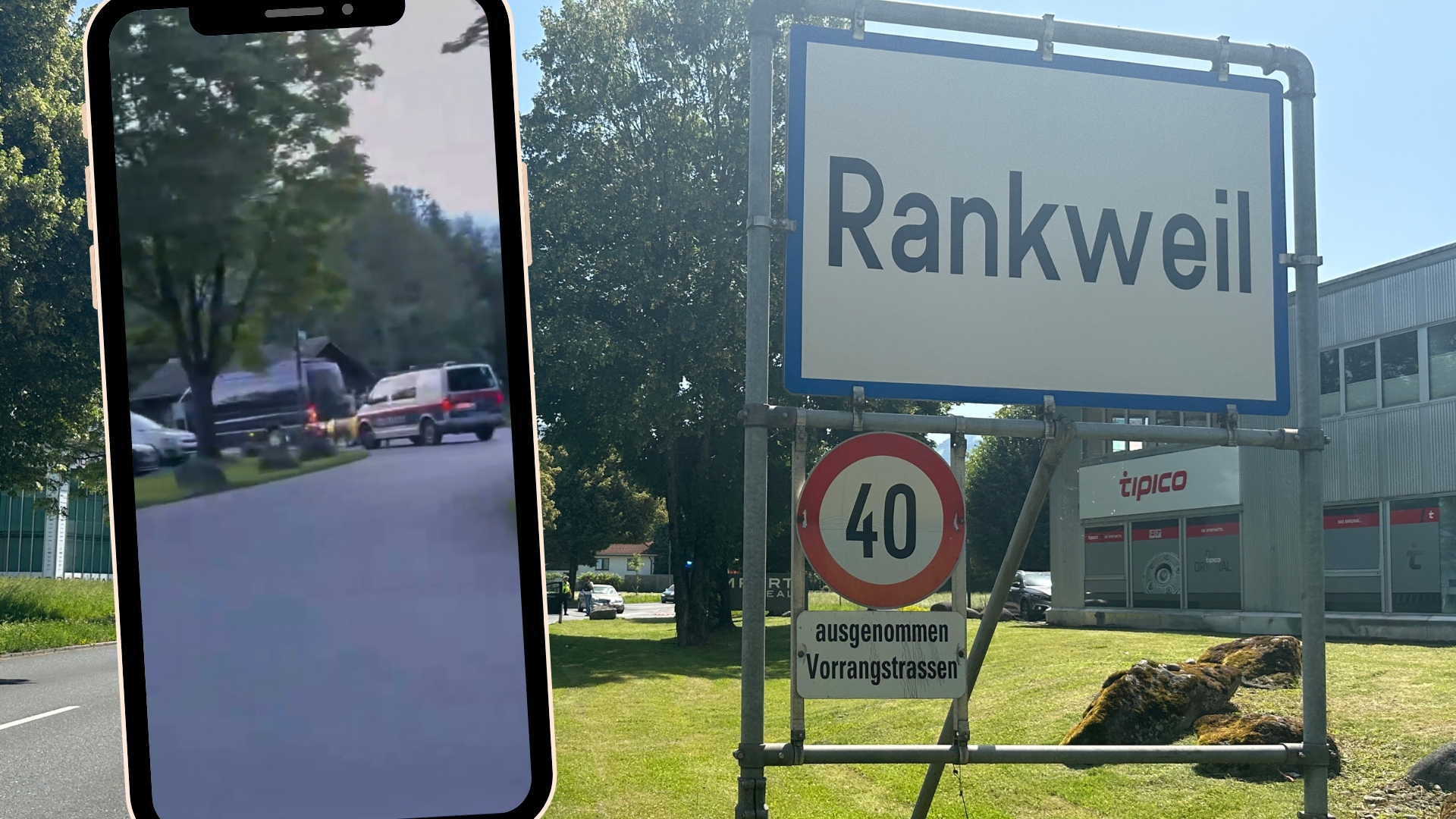 Verfolgungsjagd mit Polizei und Cobra sorgte in Rankweil für Aufsehen