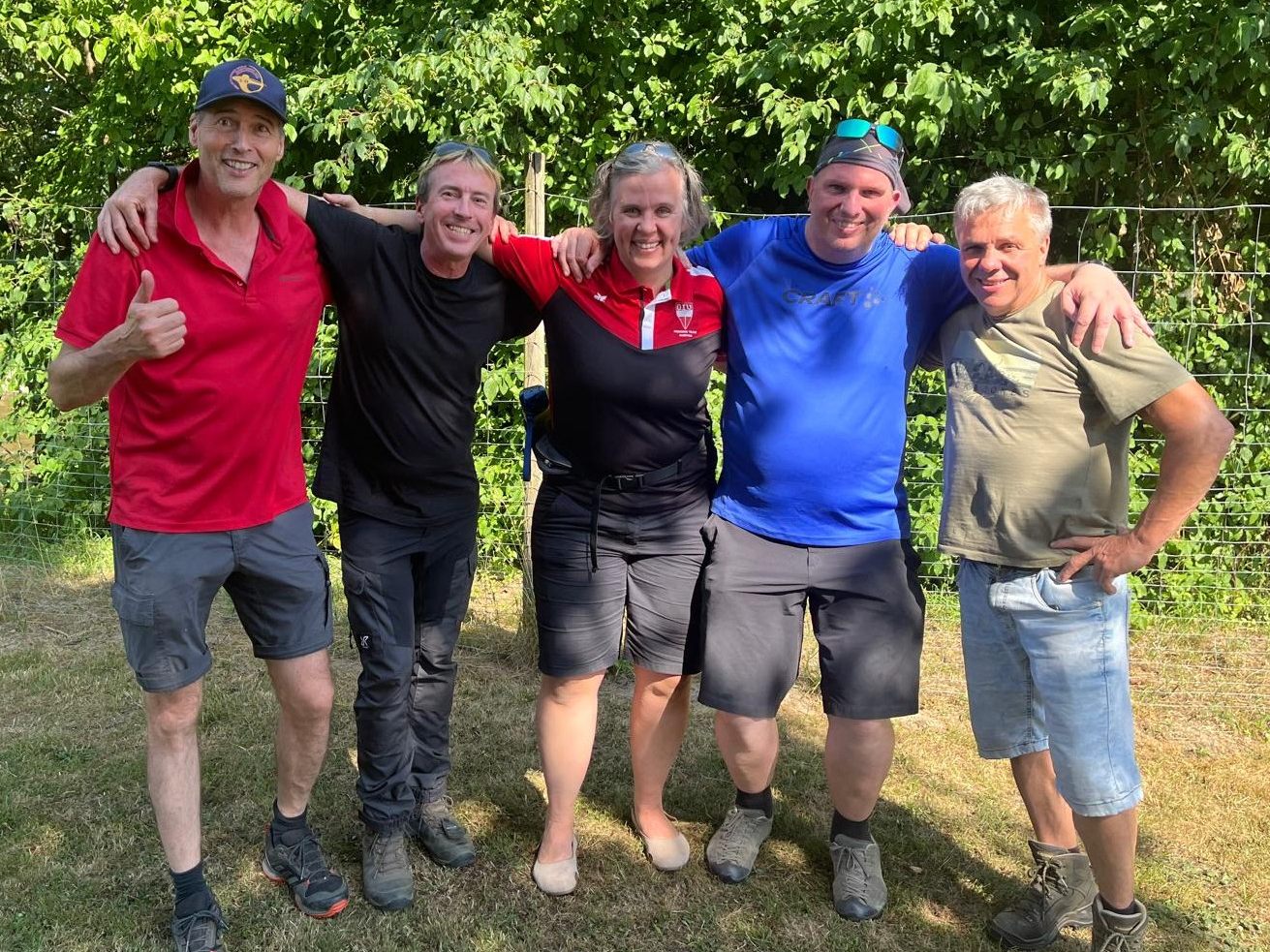 vl. Markus, Klaus, Judith, Clemens, Wolfgang