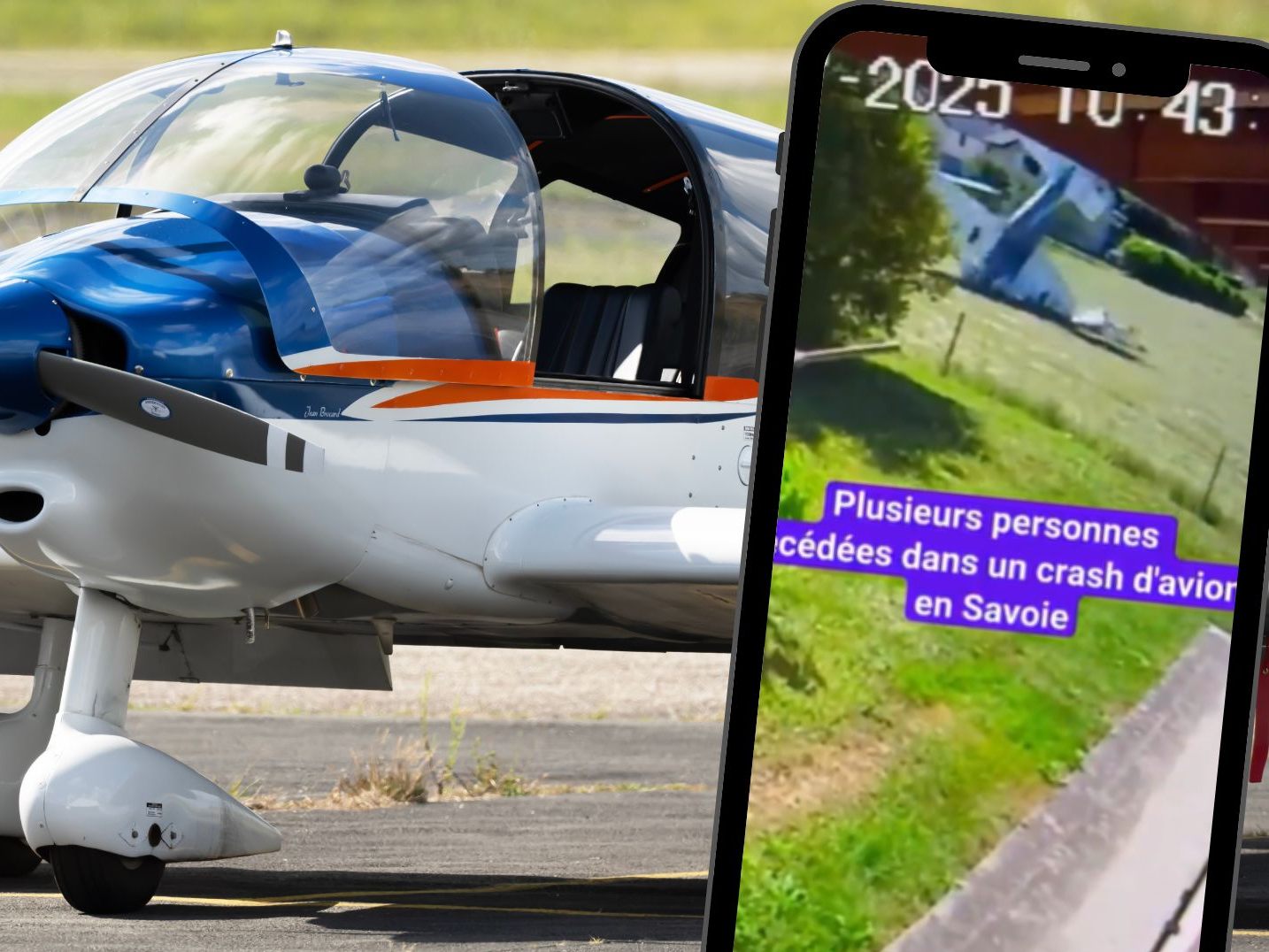 Drei Tote bei Absturz von Sportflugzeug in Frankreich. Drei Tote bei Absturz von Sportflugzeug in Frankreich.