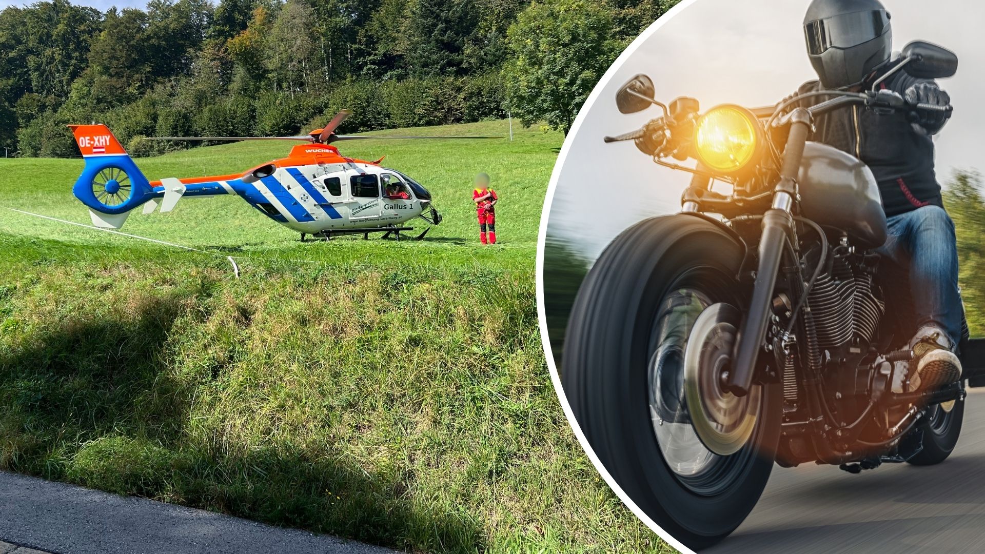 Motorradunfall auf der L200: 32-Jähriger schwer verletzt