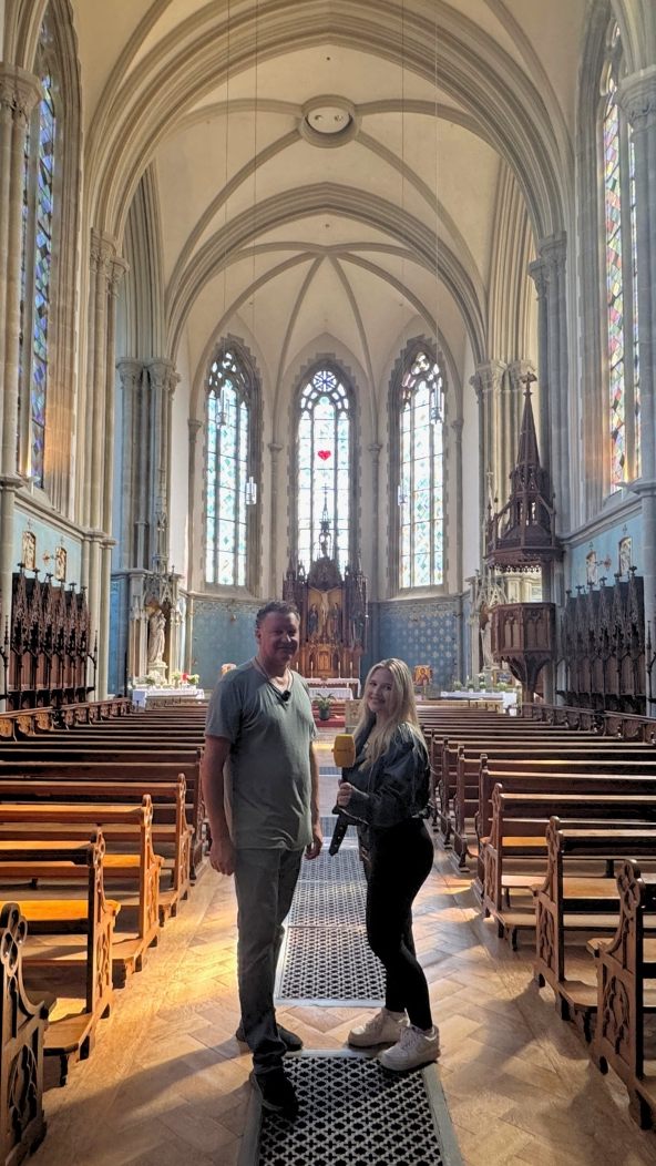 Das verbirgt sich unter der Kirche aus dem 19. Jahrhundert.