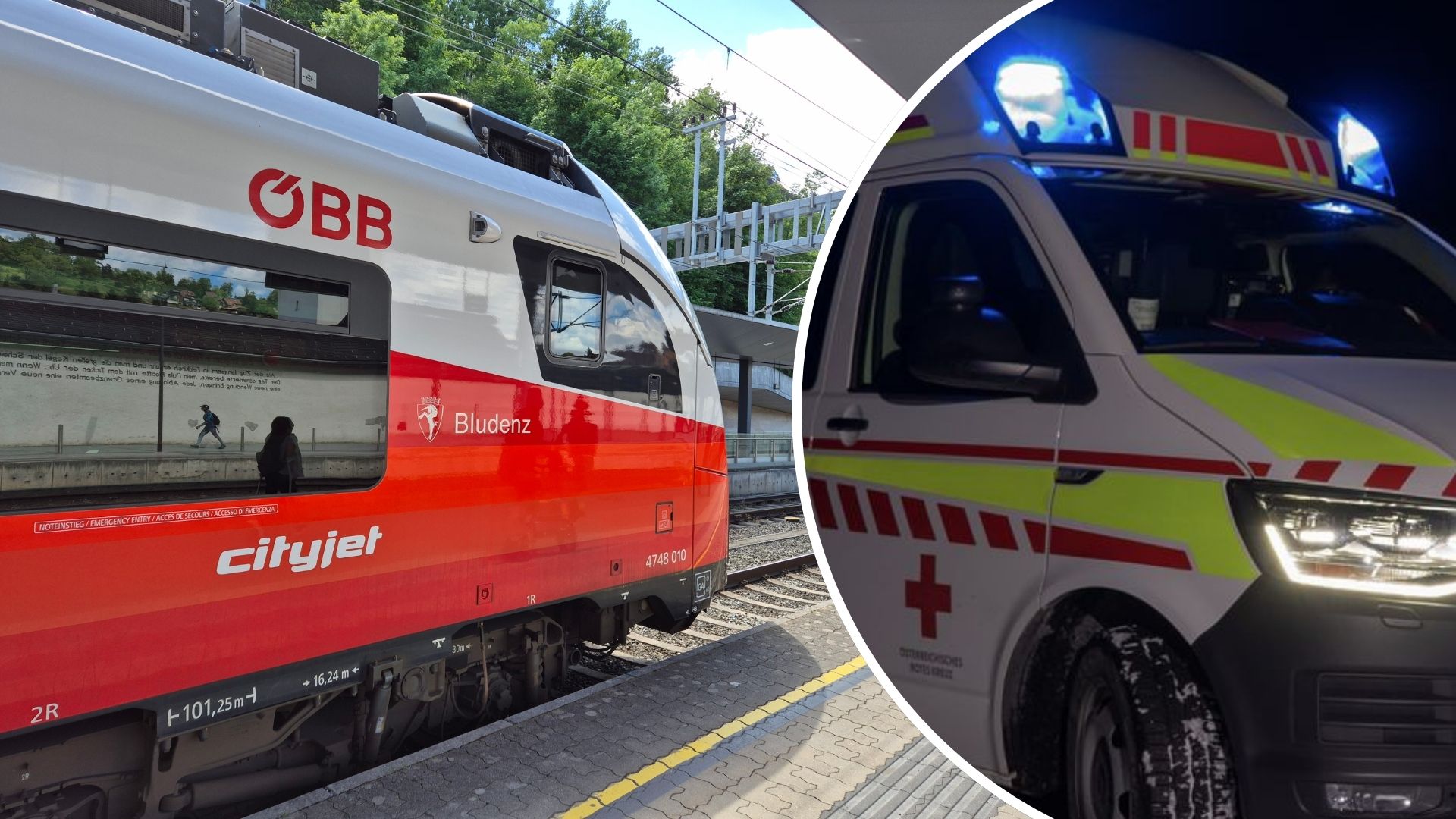 Stromschlag durch Oberleitung: Jugendlicher in Frastanz schwer verletzt