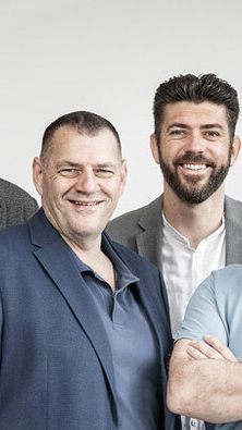 (v.l.): Klaus Zeiner, Bernhard Moser, Florian Siebel und Peter Grübel - alle gehören jetzt zu Symbio.