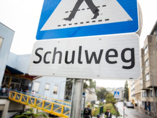 Weg aus Sicht der Kinder sehen