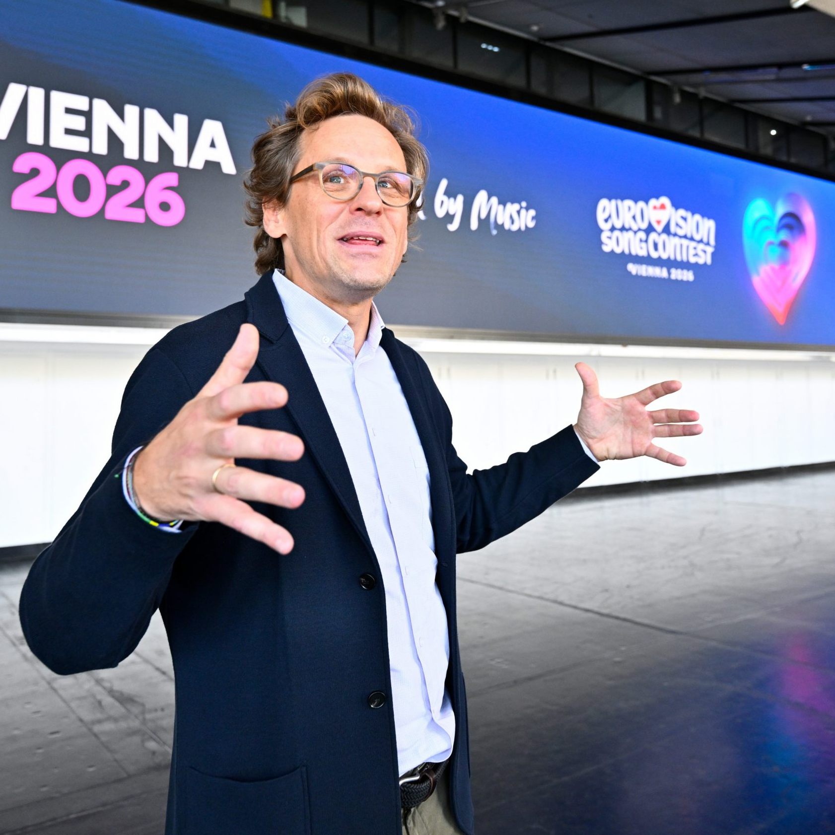 Wiener Stadthalle-Geschäftsführer Matthäus Zelenka bei einem Rundgang durch die Wiener Stadthalle.