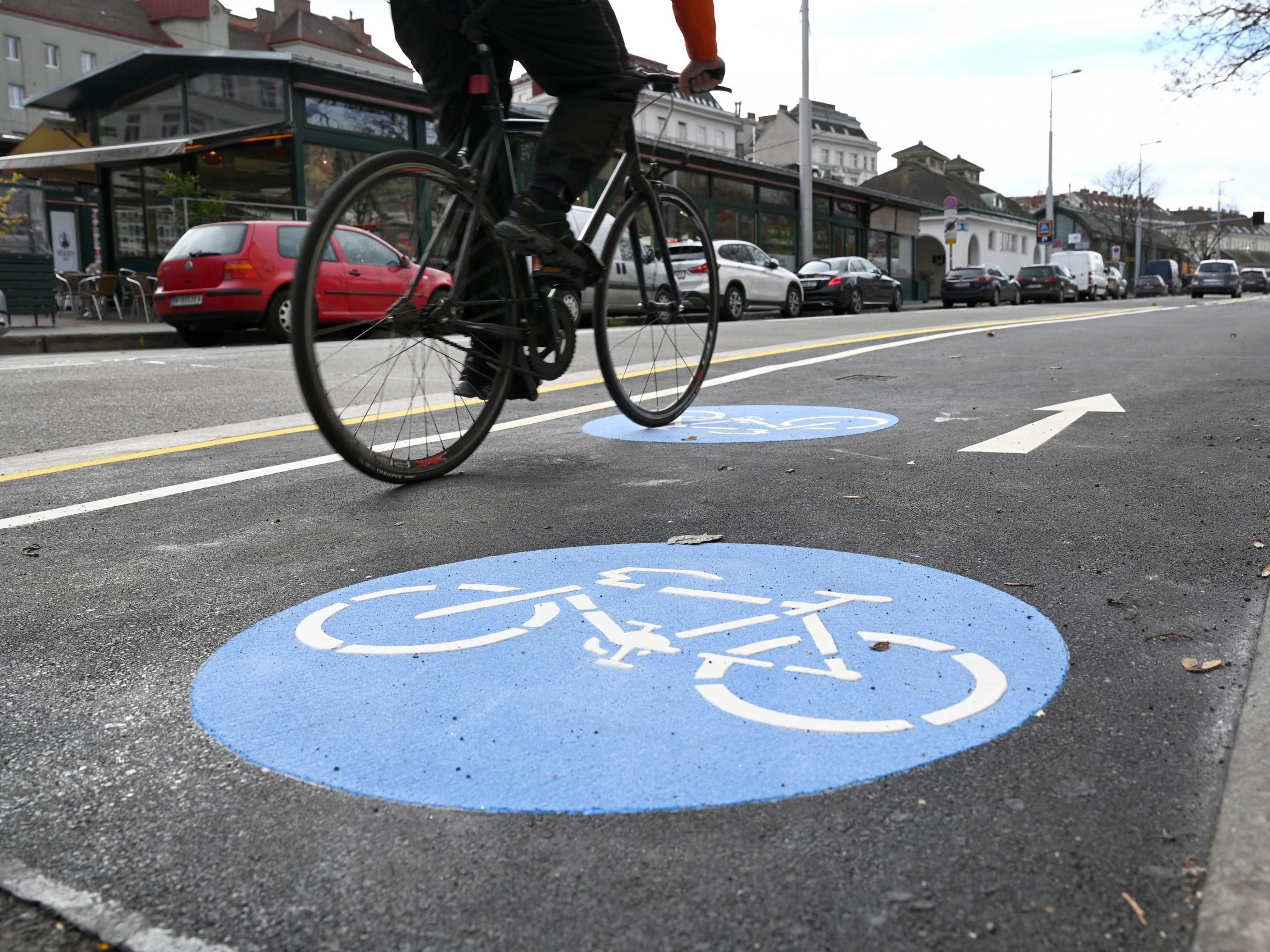 Der Zustand der Radwege in Österreich wird mit einem Messfahrrad objektiv erfasst. Der Zustand der Radwege in Österreich wird mit einem Messfahrrad objektiv erfasst.