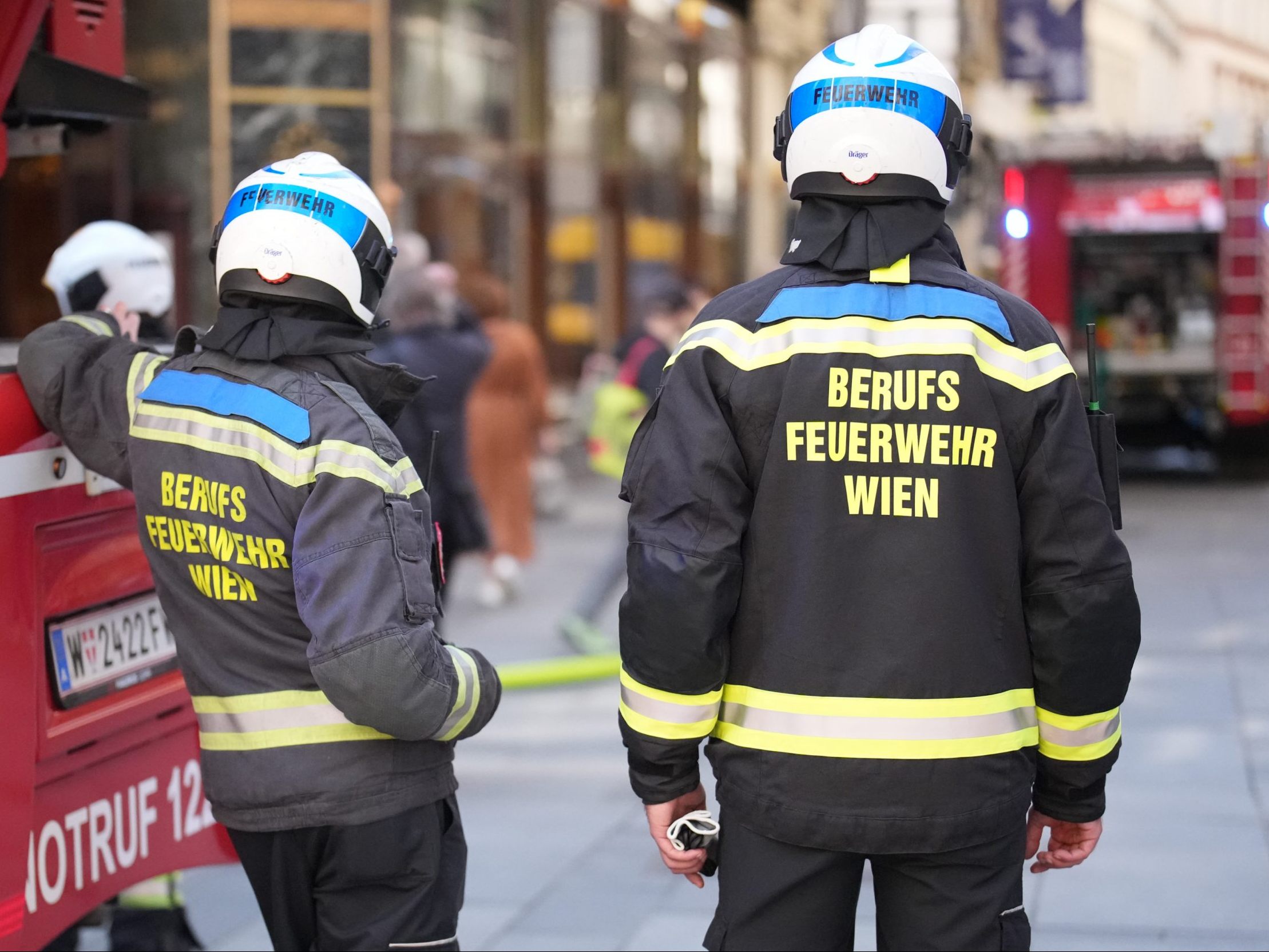In einer Wiener Recyclingfirma brannte es. In einer Wiener Recyclingfirma brannte es.