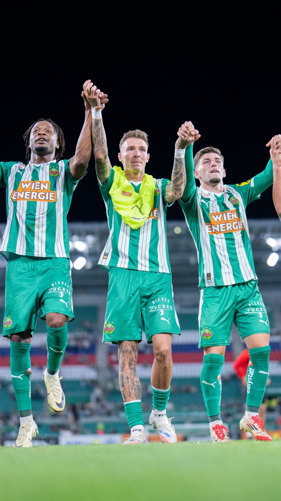 Guter Start in die Europacup-Saison: Rapid schaltet Tuzi aus.