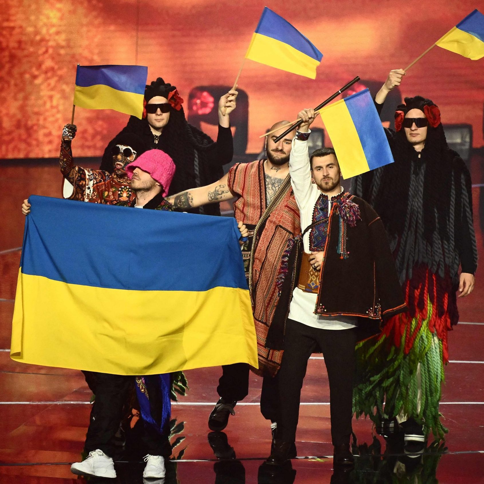 Kalush Orchestra gewann den ESC 2022 für die Ukraine.