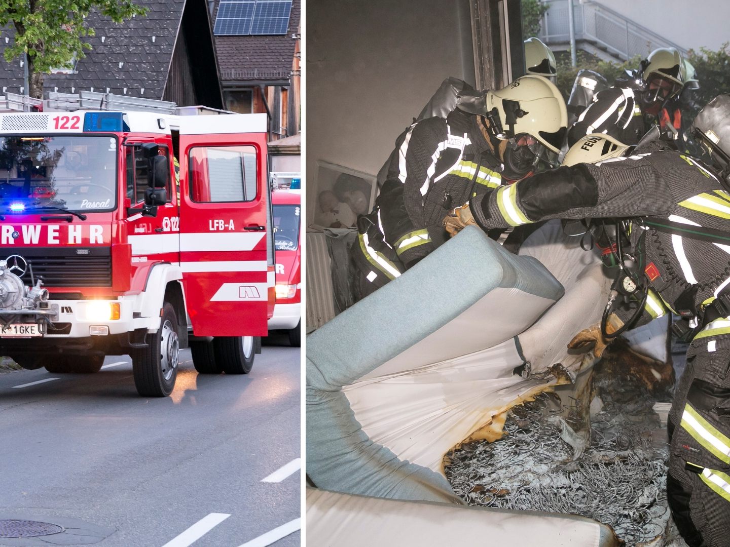 Die Feuerwehren Altenstadt und Gisingen löschten den Zimmerbrand in Feldkirch-Altenstadt und belüfteten anschließend die Wohnung. Die Feuerwehren Altenstadt und Gisingen löschten den Zimmerbrand in Feldkirch-Altenstadt und belüfteten anschließend die Wohnung.