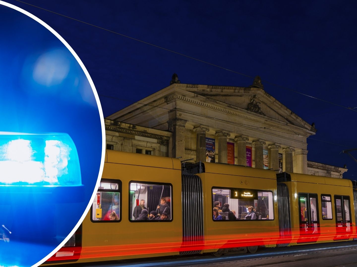 Nach einer Messerattacke in einer Straßenbahn laufen Ermittlungen wegen gefährlicher Körperverletzung. Nach einer Messerattacke in einer Straßenbahn laufen Ermittlungen wegen gefährlicher Körperverletzung.