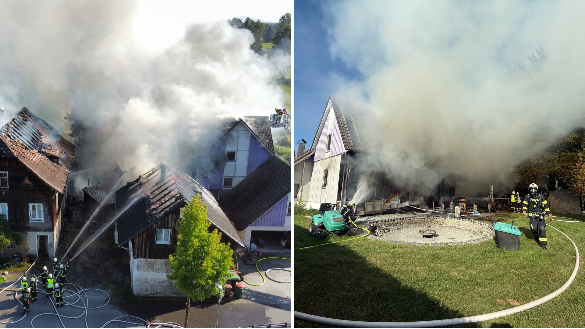Großeinsatz in Lauterach: Erste Bilder