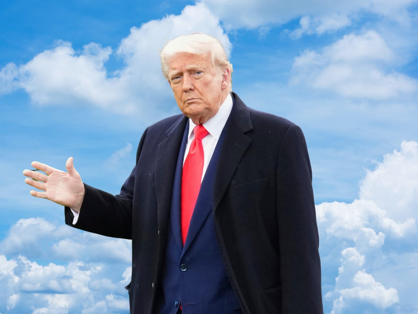 Der US-Präsident sieht im Ukraine-Frieden einen möglichen Schlüssel zum Himmel.