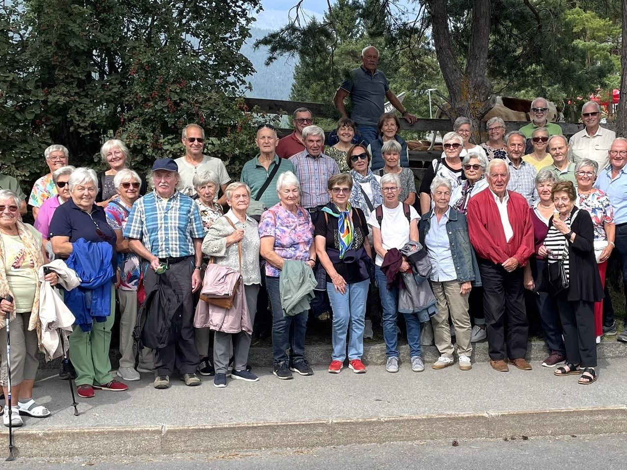 Die begeisterte Reisegruppe aus Altach Die begeisterte Reisegruppe aus Altach