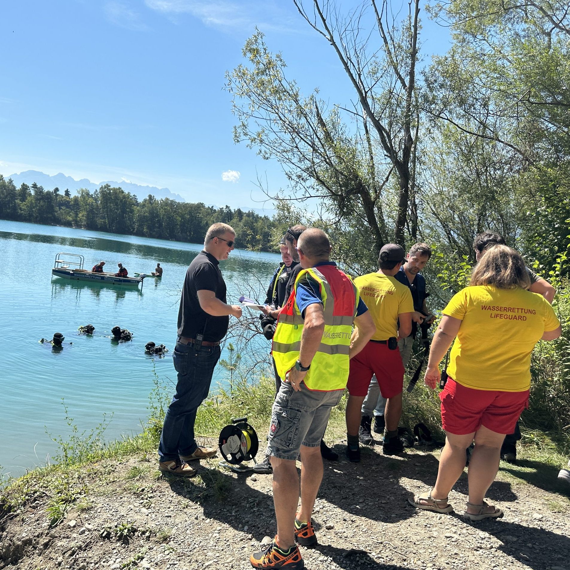 Am Montag wurde eine Personensuche durchgeführt.