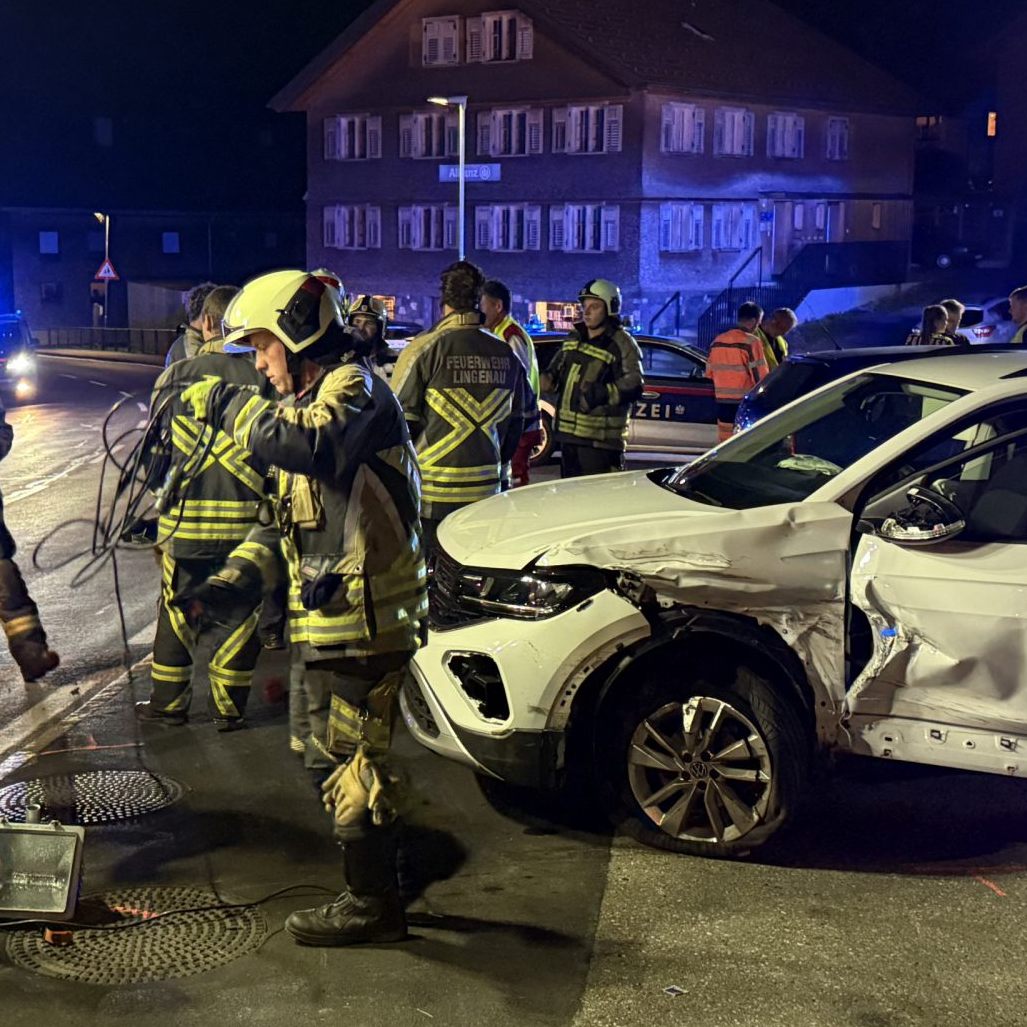 Am Freitagabend kam es zu einem Unfall in Lingenau.