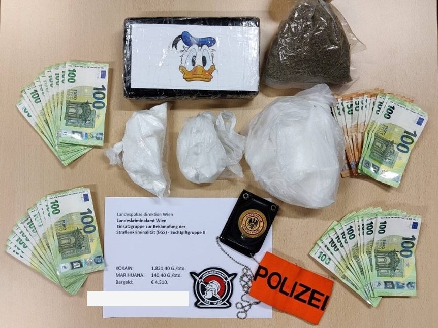 Wiener Polizei verschickte dieses Bild.