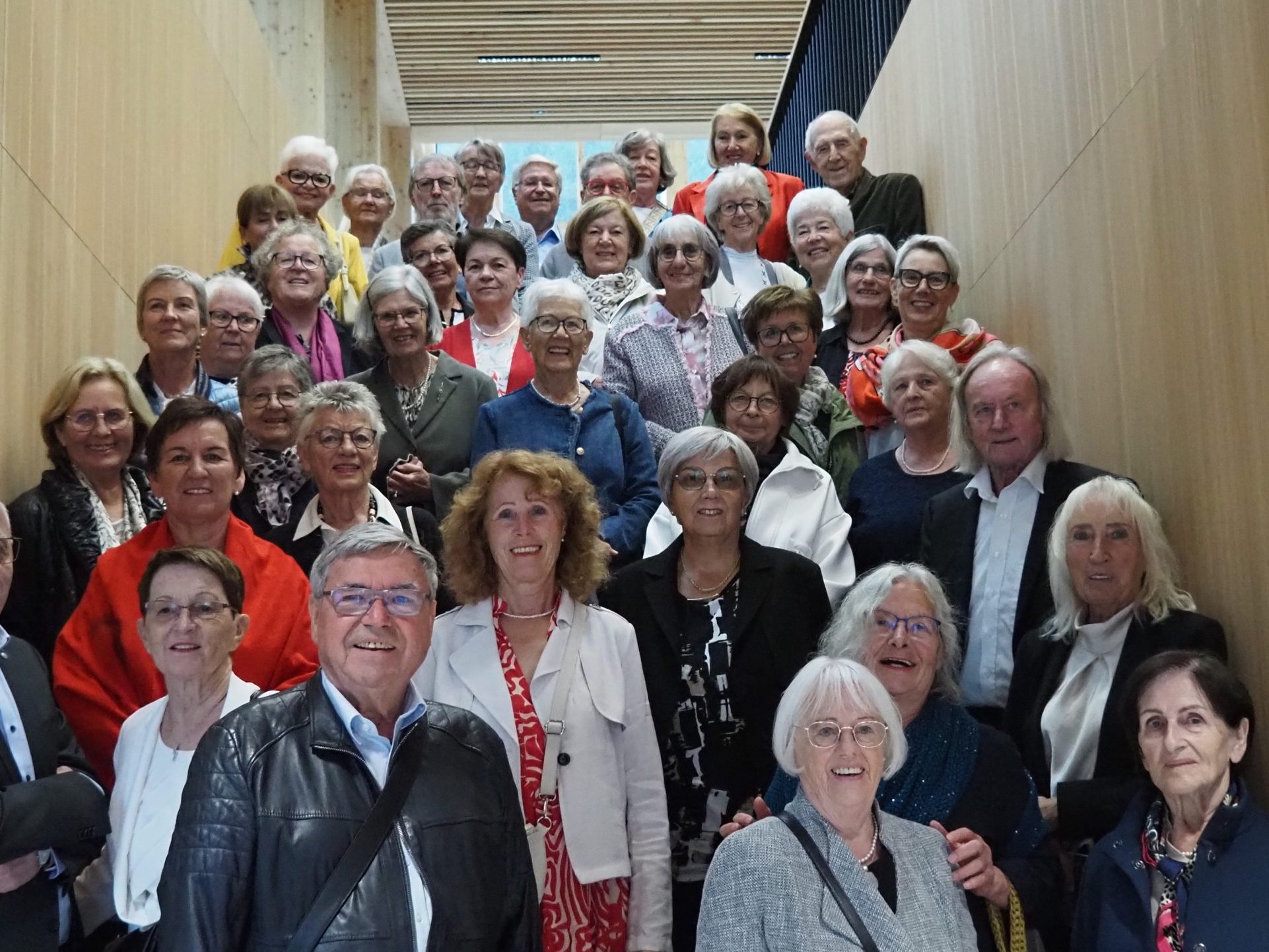 Gruppenfoto in den Gruppenfoto in den